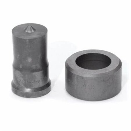 Edwards Punch And Die Set, Round, 11532 In Punch, 112 In Die Sizes Included, 2 Piece, For Use With PDOS1-15/32